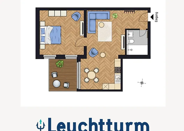 Feine Küsten - Kantine&Apartmenthaus ForkenHannes Apartamento Juist