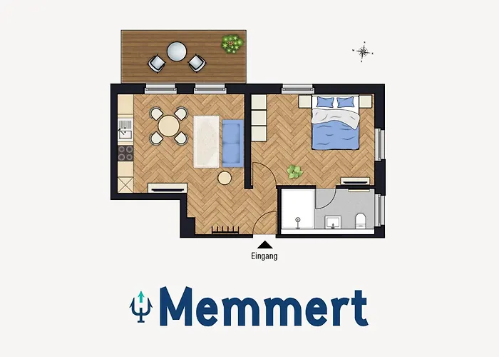 Apartamento Feine Küsten - Kantine&Apartmenthaus ForkenHannes *